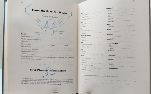 Baby Book BETTER HOMES AND GARDENS 1946 GUIDE AND JOURNAL BIRTH-6YRS