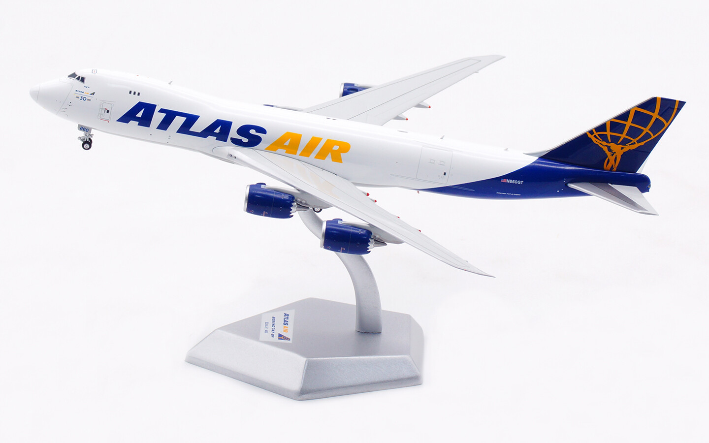 ATLAS AIR 航空機ジャンボ貨物機モデル 1/144　PACMIN社製 ATLAS AIR 航空機ジャンボ貨物機モデル 1/144 PACMIN社製