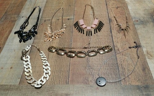 Jewlery Lot Choker Beaded Short 7 chains Mixed Chicos Street wear DRESSY