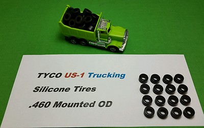  16 Silicone Tires  For TYCO US-1 Electric Trucking HO slot car tires