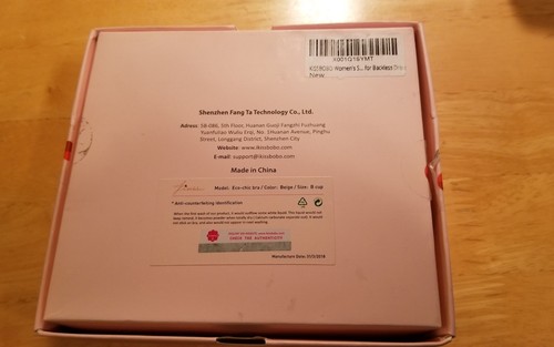 KISSBOBO Women's Strapless Bra Adhesive Invisible Bras Push Up for Backless