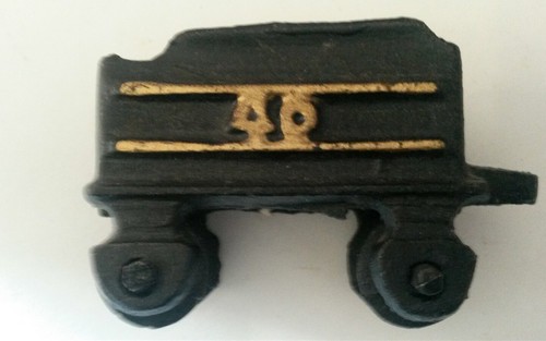 Vintage Cast Iron Train Set Engine Coal Tender Pullman & Caboose