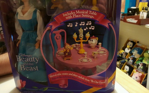 Disney Beauty and the Beast Be Our Guest Musical Gift Set Belle & Friends 1993