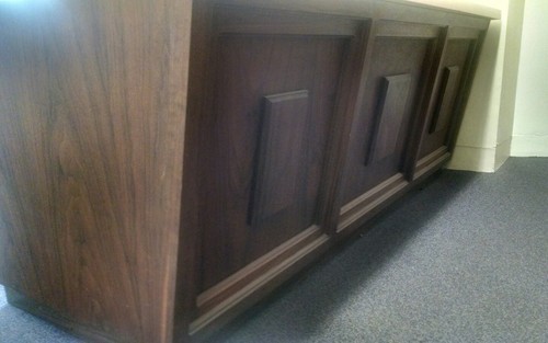 Otto Wartigg antique walnut desk