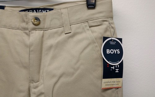 Boys French Toast Official Schoolwear Pants,Adj.Waist Flat Front Pick Sz. 5 or 6