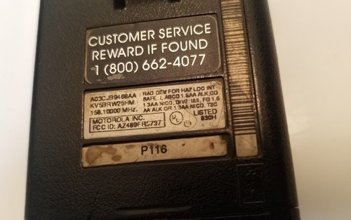 BUY IT NOW! VINTAGE  Motorola VHF Voice Pager