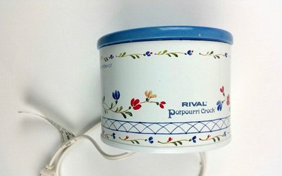VTG Rival Electric Crock Pot Simmering Potpourri Fragrance Warmer #3206 w/Box