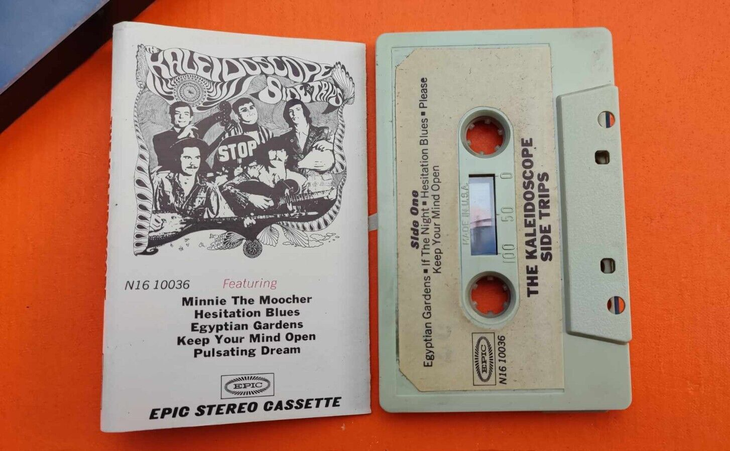 【SiC】gig Cassette Tape Kaleidoscope Side Trips 1970 Cassette Tape N16 10036 EPIC