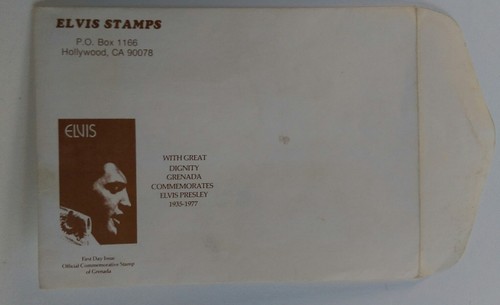 1978 Elvis Stamps First Day Issue Official Commemorative Stamp of Grenada