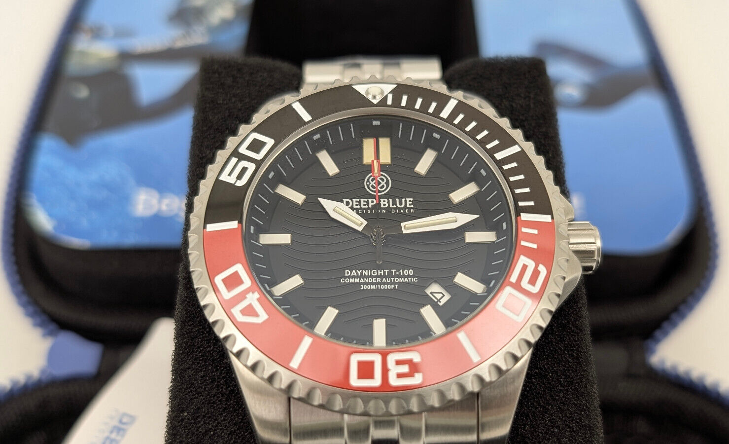 Deep Blue DayNight Commander T-100 Automatic Men's Diver