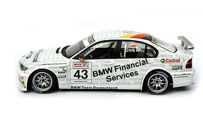AUTOart BMW WTCC E46 320iプレーンホワイトボディ1/18 2005 BMW 320I (E46) WTCC D. MULLER #43 AUTOart 80543 1:18