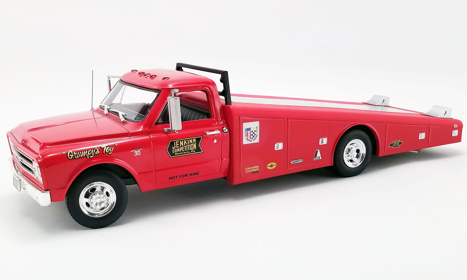 No227ミニカー1/18 CHEVROLET C-30 RAMP TRUCK 1967 CHEVROLET C-30 RAMP TRUCK 1:18 GRUMPY JENKINS VINTAGE
