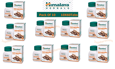 10X Himalaya Ashwagandha Ashvagandha General Wellness 10*60 = 600 TABS