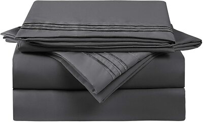 Top Split Cal King Sheet set For Sleep Number Bed 1800 Thread Count Deep Pocket