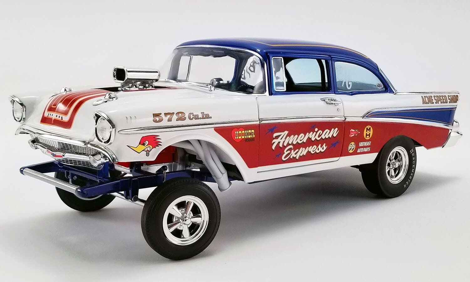 ミニカー AMERICAN MUSCLE 1957 CHEVROLET BELAIR AMERICAN MUSCLE 1/18 SCALE 1957 CHEVROLET BEL AIR