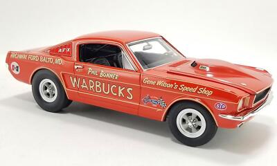 New Acme 1:18 Scale 1965 Ford Mustang A/FX - Warbucks - Phil Bonner A1801872