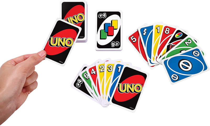 Mattel Games W2087 - UNO Kartenspiel und Gesellschaftspiel, geeignet für 2 - 10