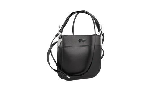 LUXURY PRADA MARGIT MONOCHROME SHOULDER BAG HANDBAG 1BC082