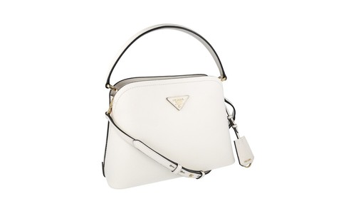 PRADA Saffiano Leather Matinee Shoulder Bag / Handbag