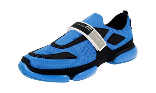 PRADA Cloudbust Slip On Sneakers - 2OG064 - Blue Black - NEW