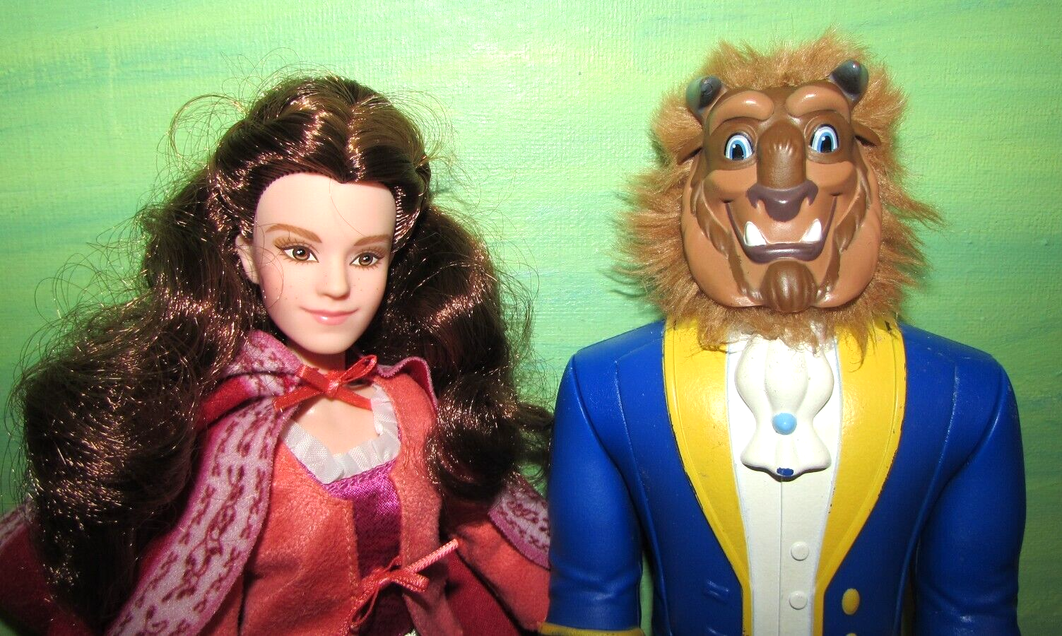 Beauty Cape Boots Transform Beast Flip Adam Prince Brown Hair Belle Pink Shrug