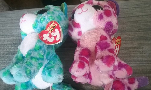 TY BEANIE BOOS: GLAMOUR & LEONA