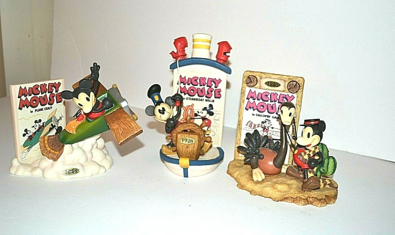 Disney 1928 The Best of Mickey Set Gallopin Gaucho Steamboat