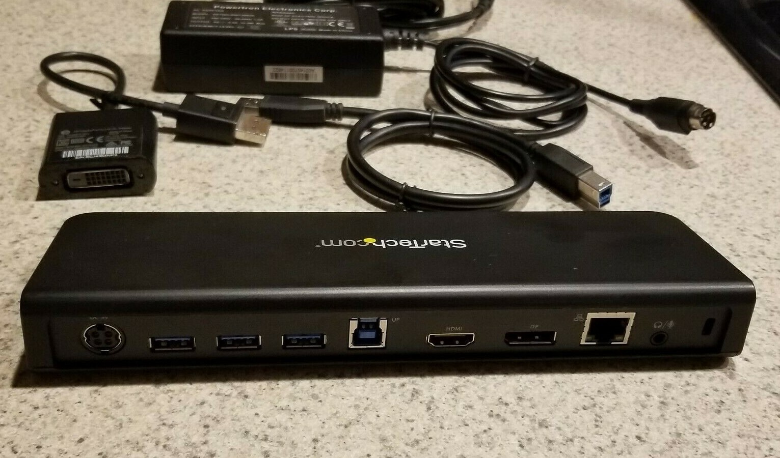 Startech USB3DOCKHDPC Docking Station With ALL cables & Power Supply
