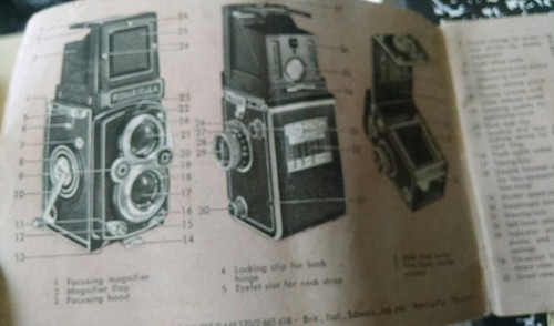 2 Original Rolleiflex Rolleicord Brochures Manuals Camera Photography