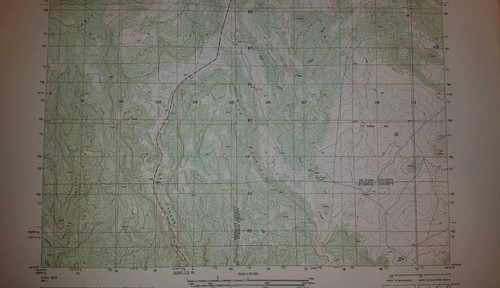 1940's Army map Mount Pittsburg Colorado Sheet 5061 III SW