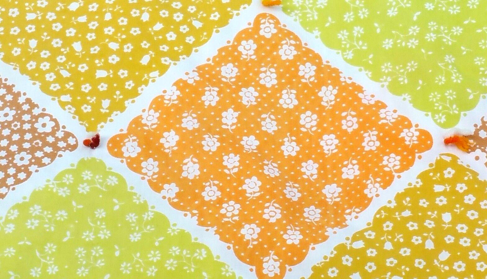 Vintage Patchwork Blanket Hippie Boho 63 x 92