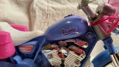 Barbie Doll Motorcycle, remote control, very good condition