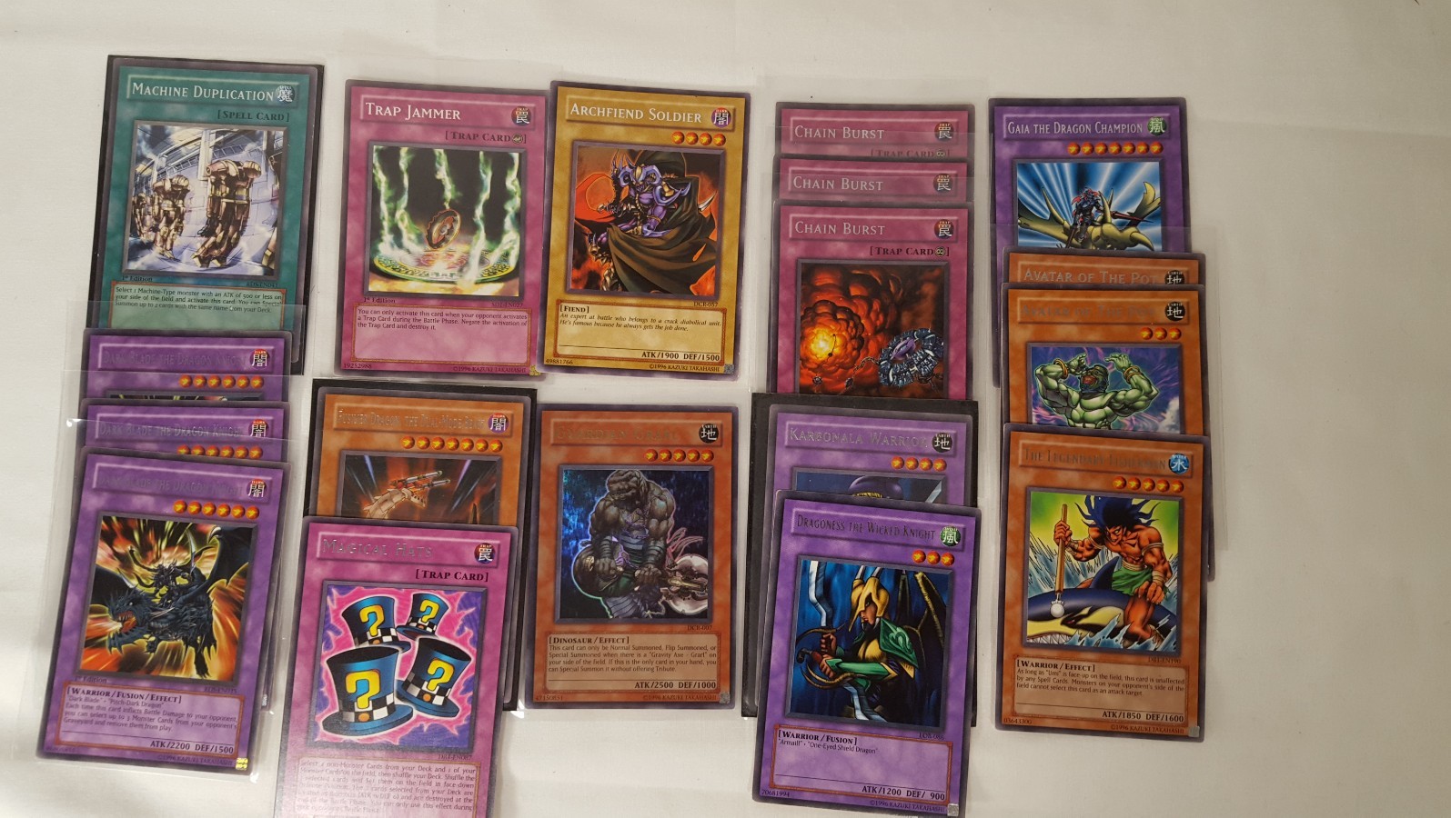 Lot of 1100+ YuGiOh Cards - Many First Editions and Rares - Machine Duplication