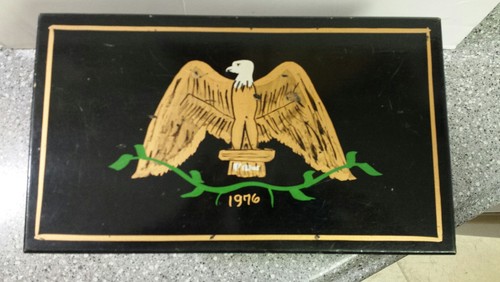 Folk Art 1976 Footstool by Ebersol Chair Shop Intercourse, Pa. Nice