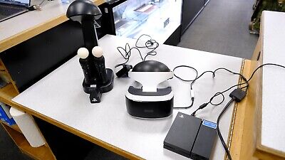 Sony PlayStation VR Virtual Reality Headset Bundle w/PowerA Stand