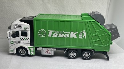 Diecast garbage rubbish truck  pull back model toy  