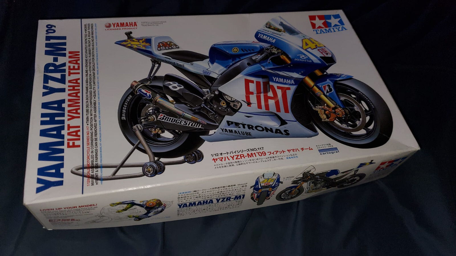 PMA 1/12 Yamaha YZR-M1 Fiat Yamaha Team MotoGP 2007 GP Assen acer