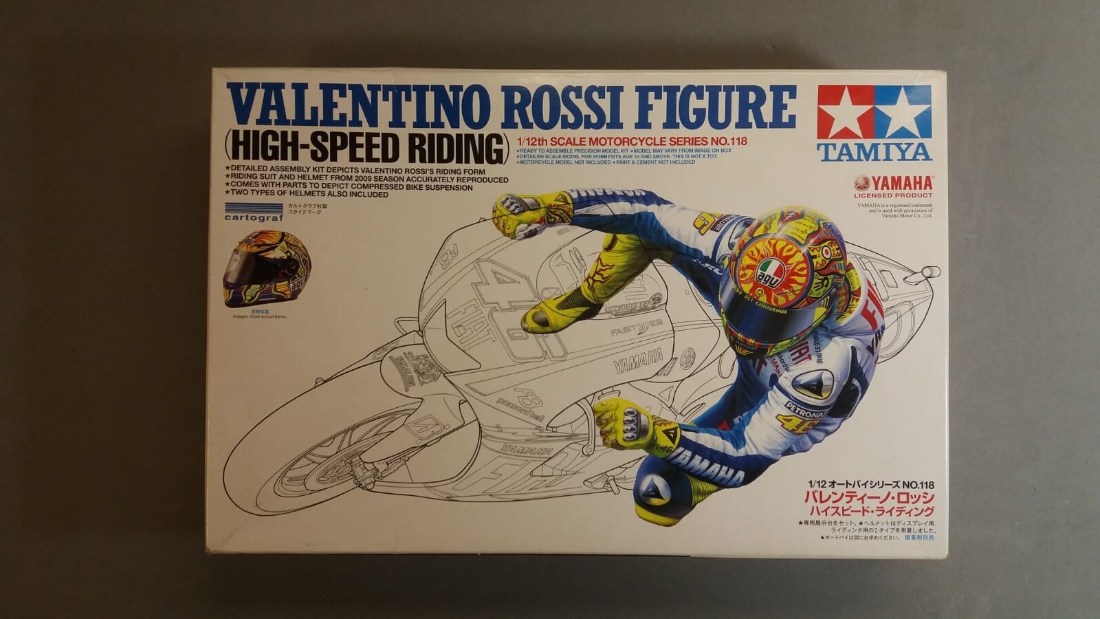 タミヤ 1/12 バレンティーノ・ロッシ ハイスピード・ライディング