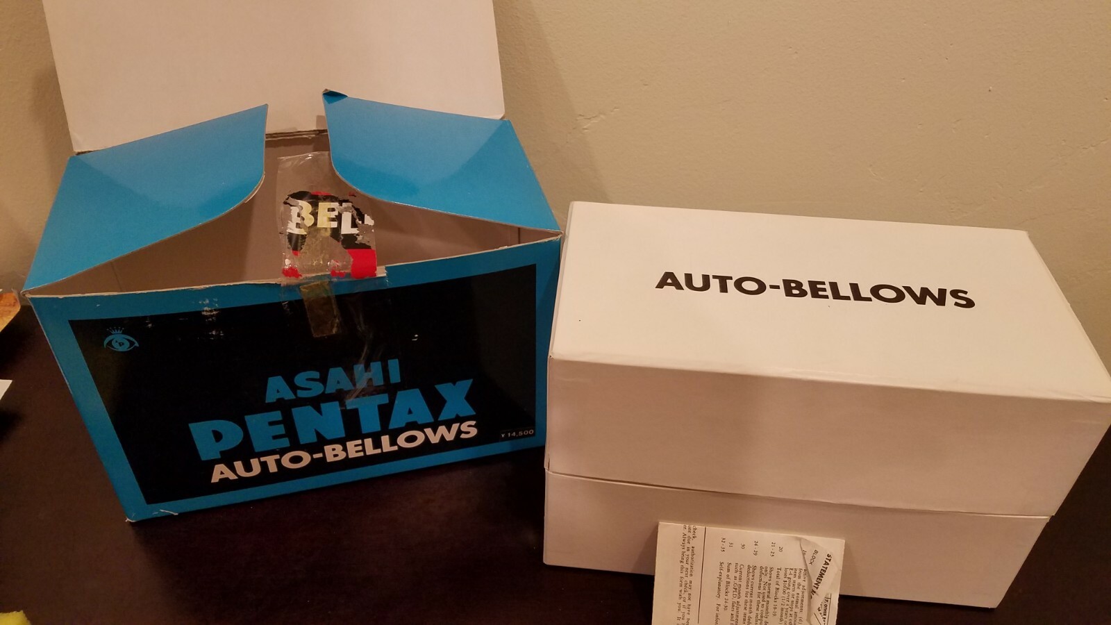 Asahi Pentax Auto Bellows Macro Set Up for M42 35mm SLRs MINT