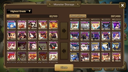 Summoners War Global Account LnD Nat 5 x2 with 50+ 6*