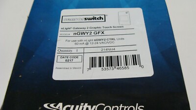 NIB  ACUITY CONTROLS NGWY2  Nlight Gateway 2 Graphic Touch Screen  214NH4