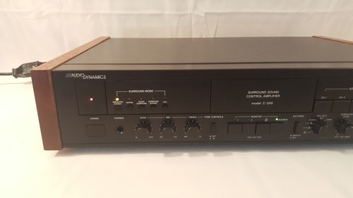Vintage Audio Dynamics Surround Sound Control Amplifier C-200 *Working*