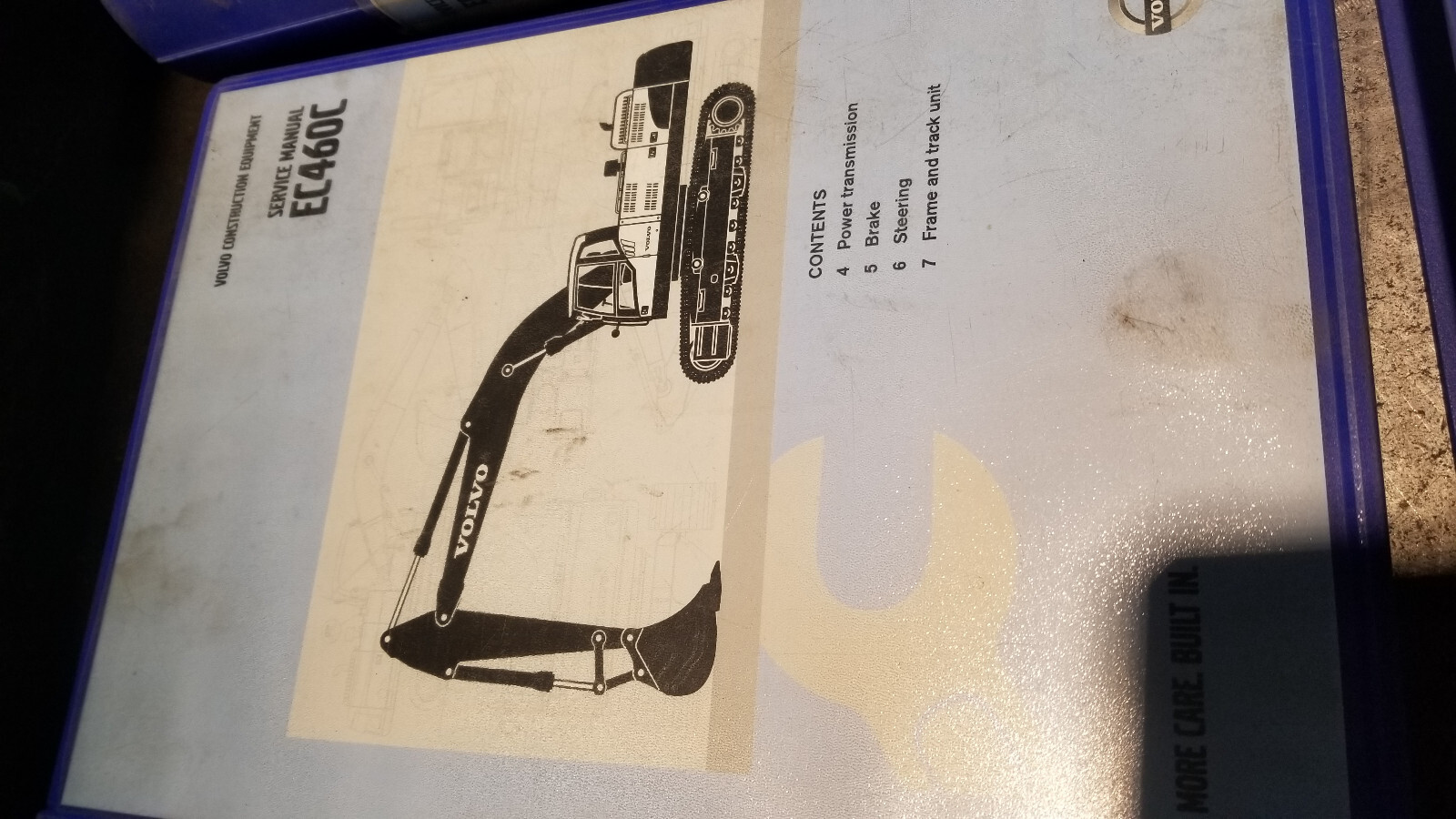ALL 4 BOOKS VOLVO EC460C EXCAVATOR SERVICE SHOP REPAIR MANUAL BOOK - Picture 5 of 6