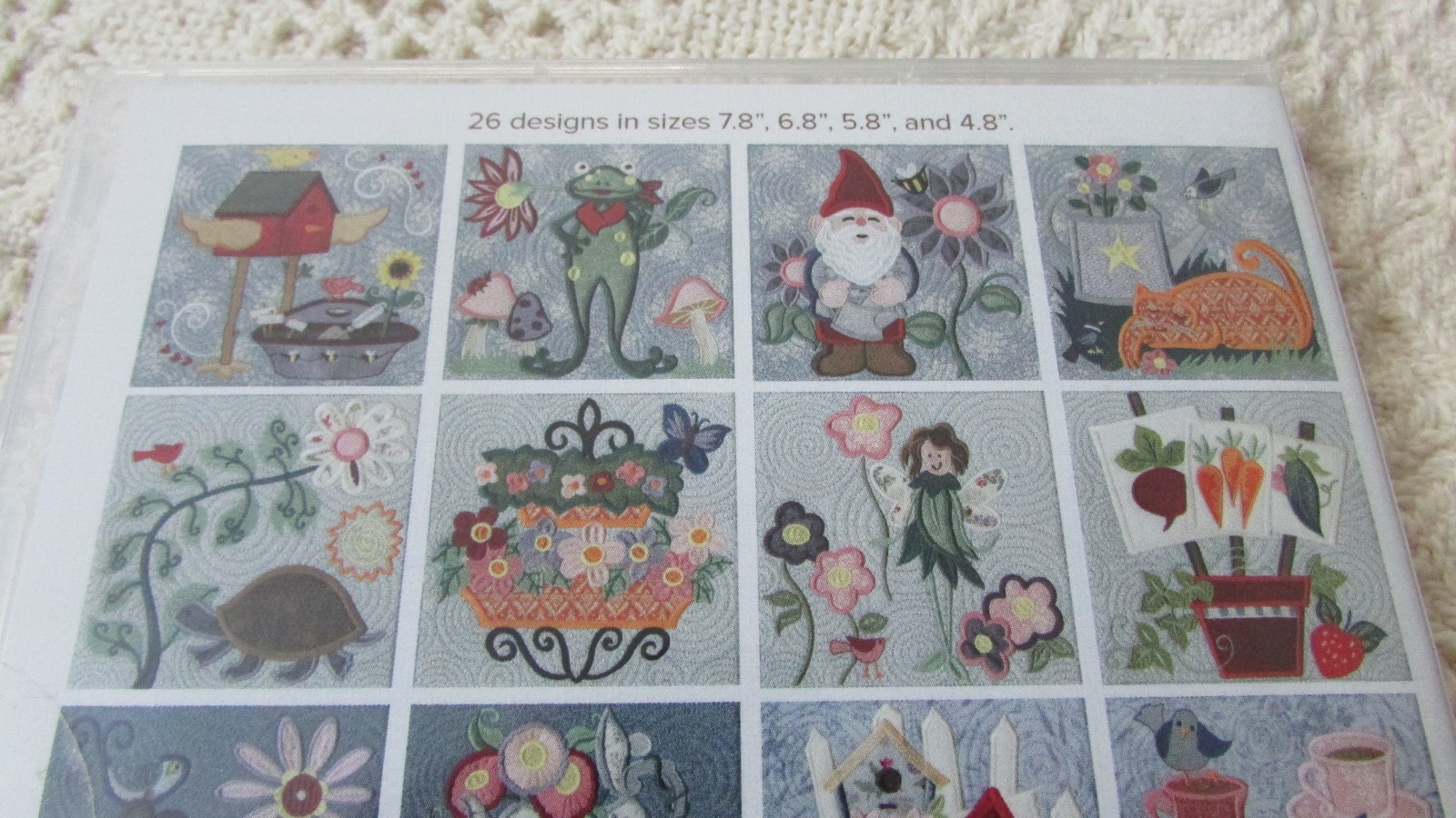 HTF Anita Goodesign TIME IN A GARDEN Embroidery Design Cd NEW SEALED FREE SHIP