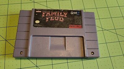 Family Feud Game SUPER NINTENDO SNES Tested + WORKING & Authentic! Cart Only!