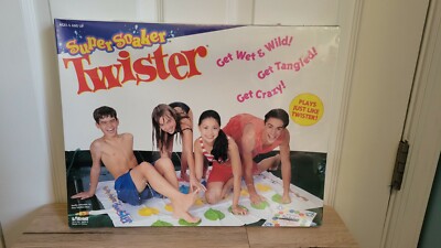 TWISTER Larami Super Soaker Sealed Game 1995 Get Wet and Wild NIB Summer Game