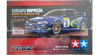 Tamiya RC 1/10 '99 Subaru Impreza 4WD Touring Kit TT-02 Chassis #58631-60A