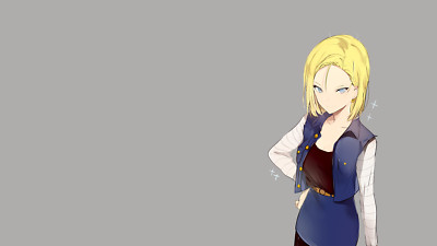 Anime dragon ball z android 18 girls simple Playmat Game Mat Desk