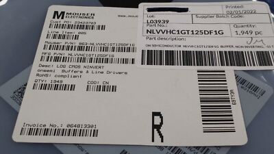 (50PCS) NLVVHC1GT125DF1G IC BUFFER NON-INVERT 5.5V SC88A ROHS