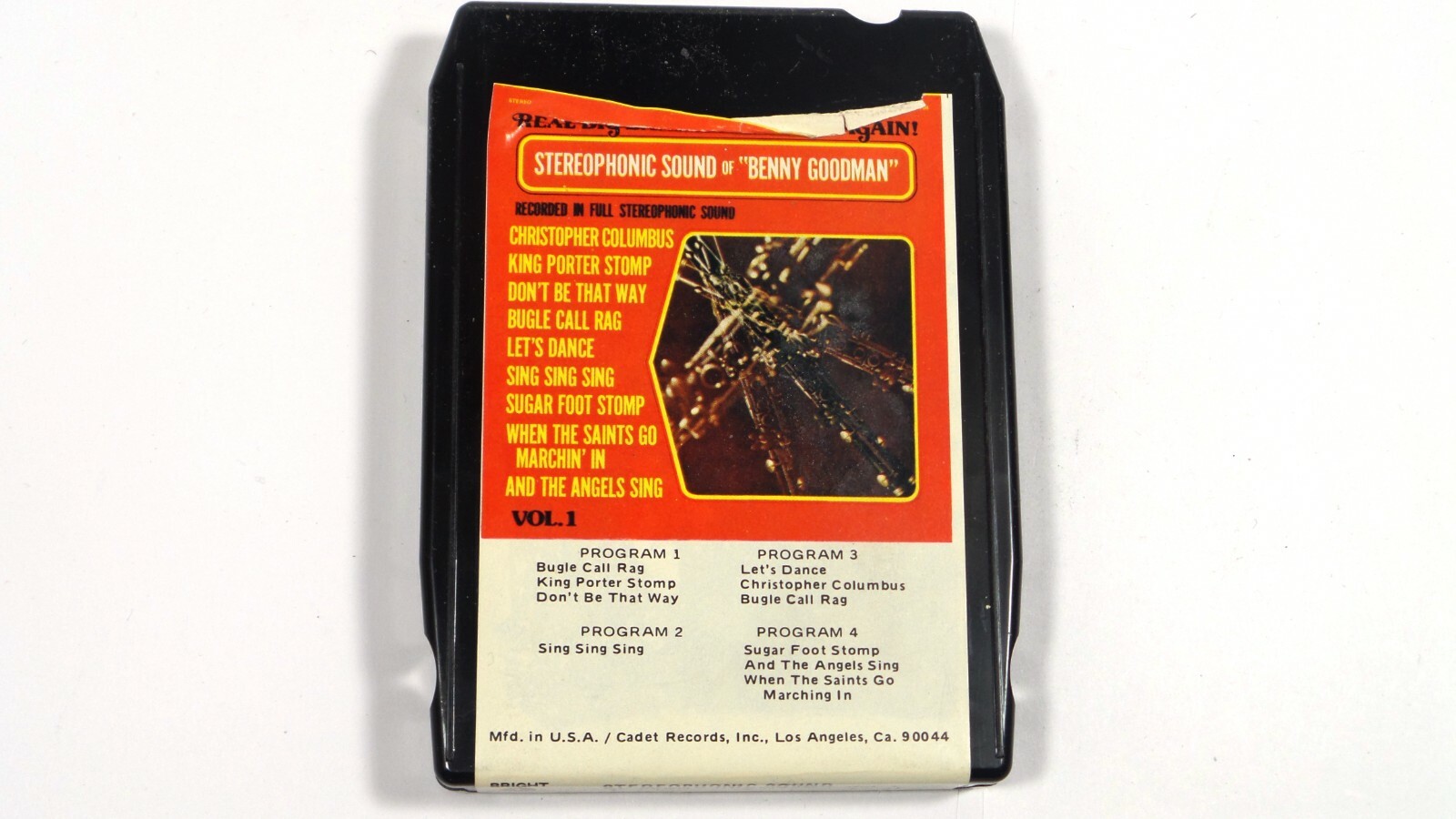 Vintage 8-TRACK Tape BENNY GOODMAN Stereophonic Sound Of